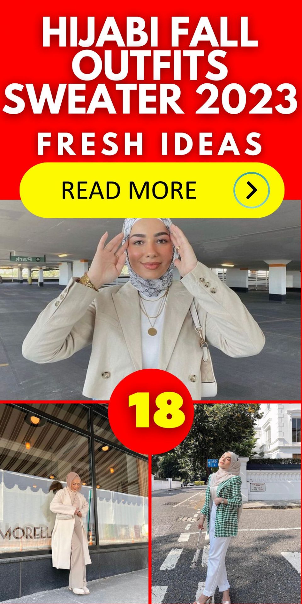 Hijabi Fall Outfits: Sweater 2023 18 Ideas