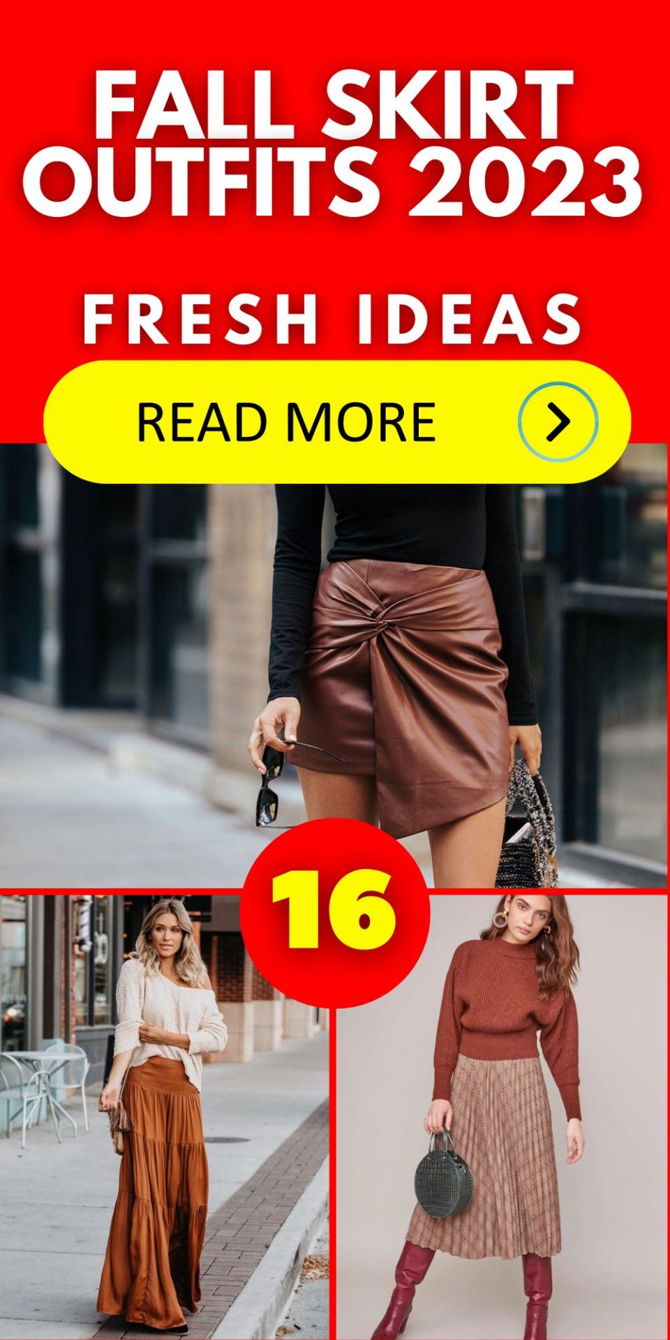 Fall Skirt Outfits 2023 16 Ideas: Embrace the Season in Style