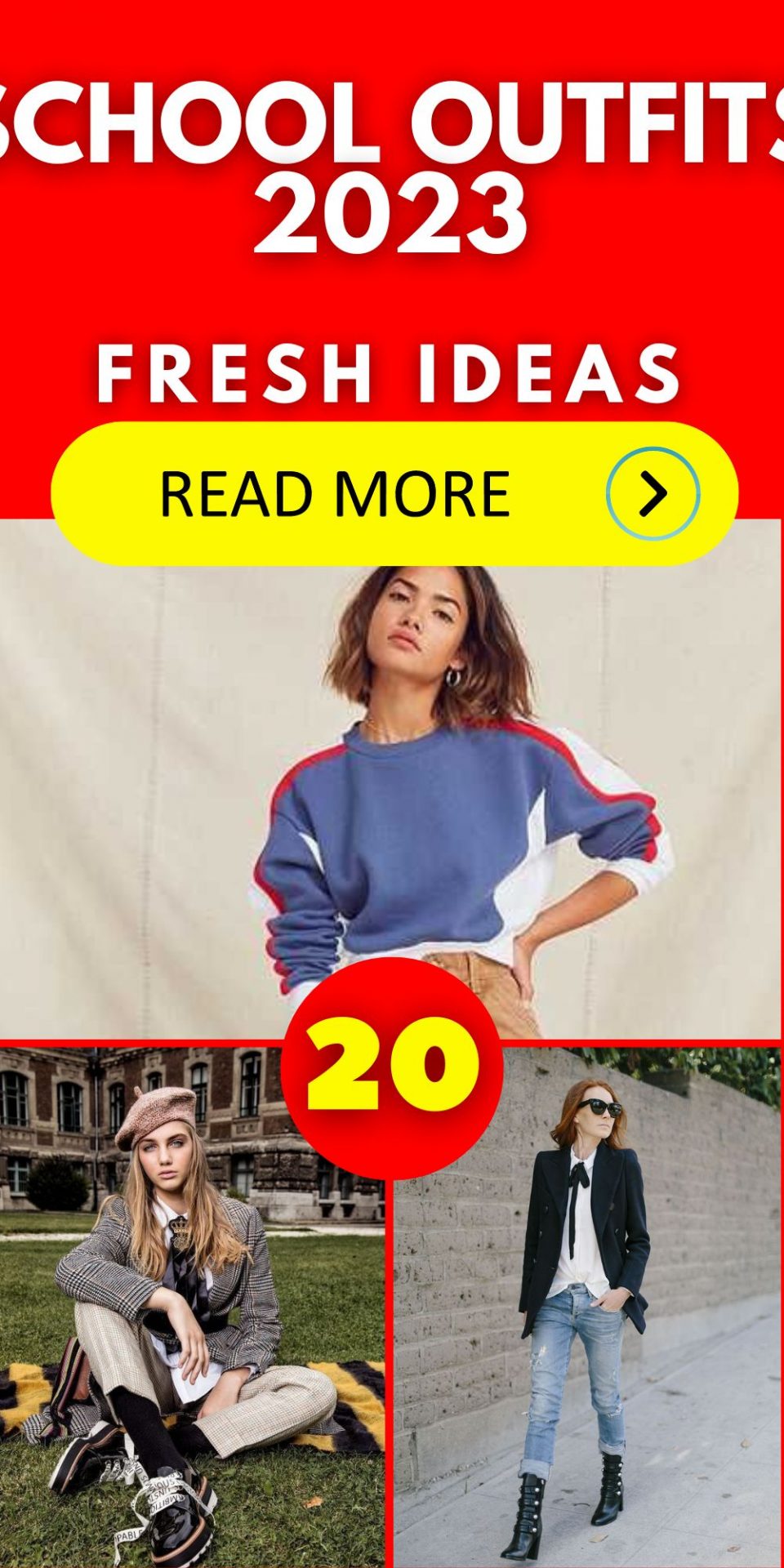 School Outfits 2023 20 Ideas: Dressing to Impress on Campus!