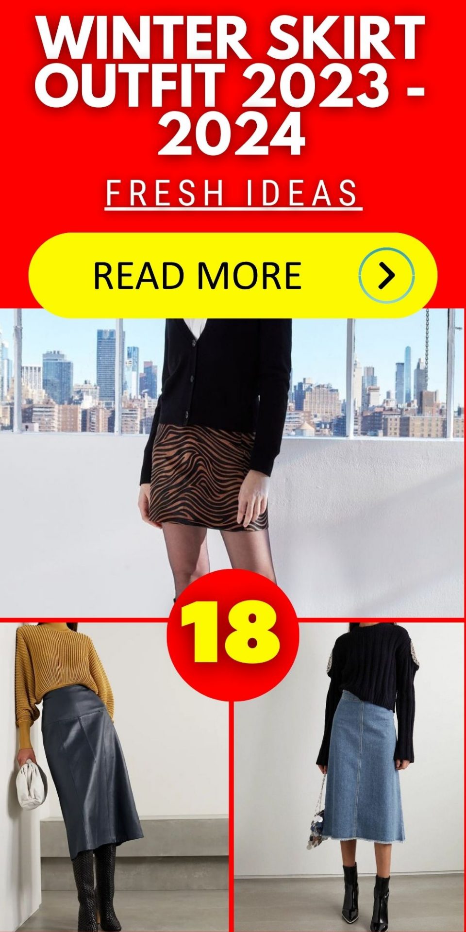 Winter Skirt Outfit 2023 – 2024 18 Ideas: Stay Stylish and Warm