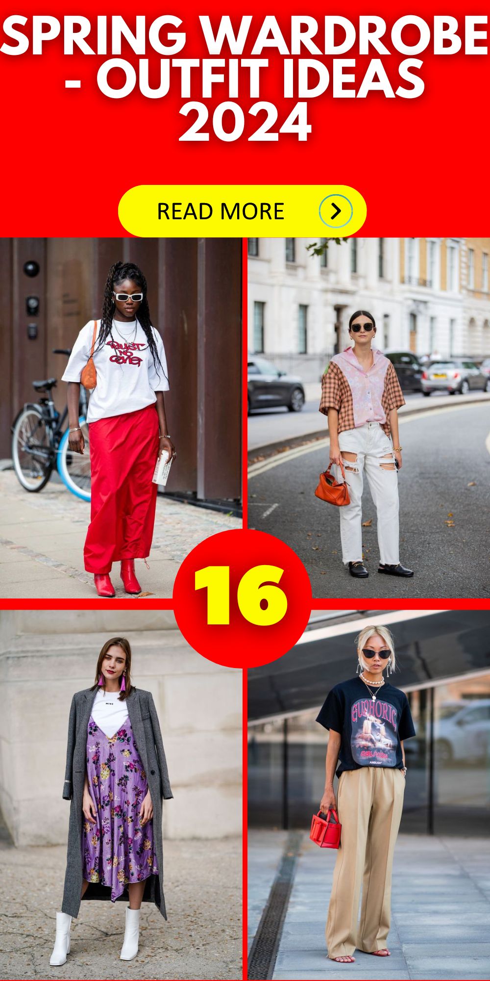 Spring Wardrobe – Outfit 16 Ideas 2024