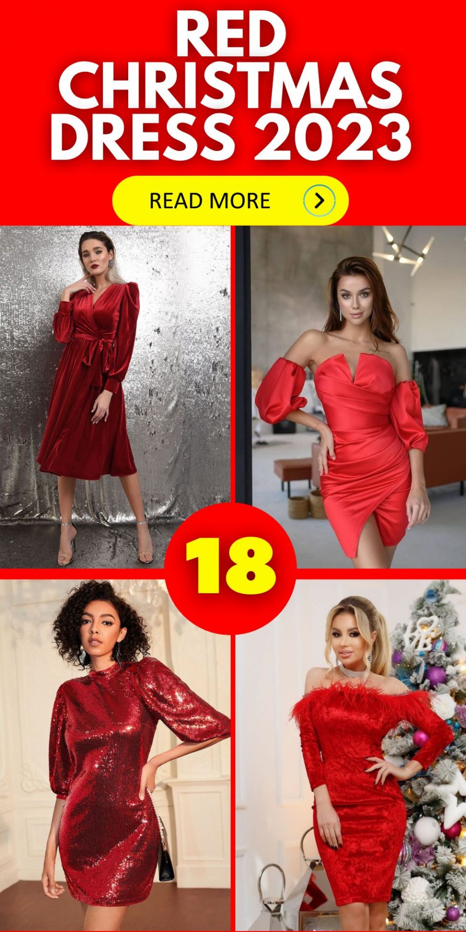 Red Christmas Dress 2023 18 Ideas: Elevate Your Festive Style with Stunning Red Dresses