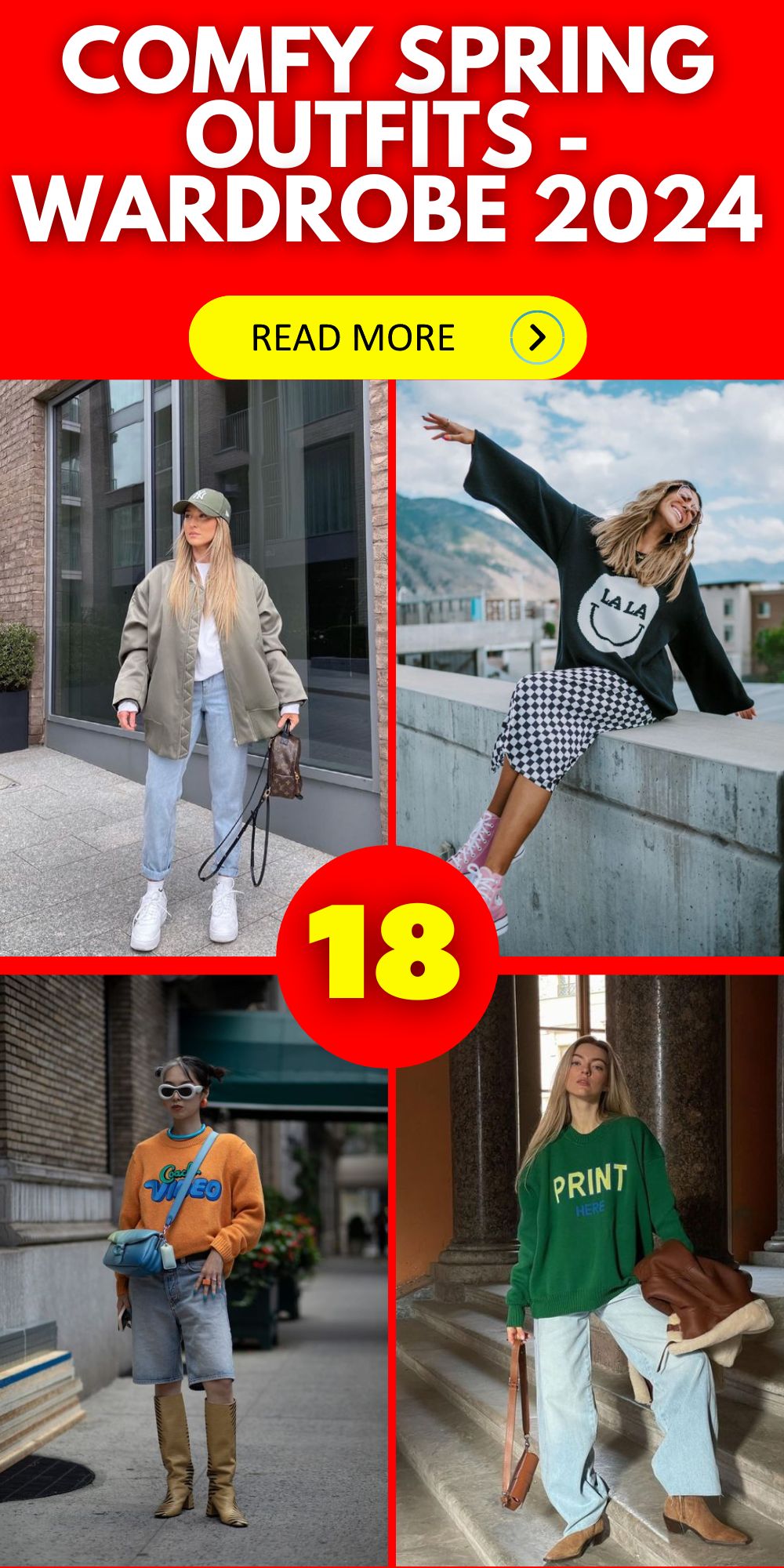 Comfy Spring Outfits – Wardrobe 2024 18 Ideas: Your Ultimate Guide