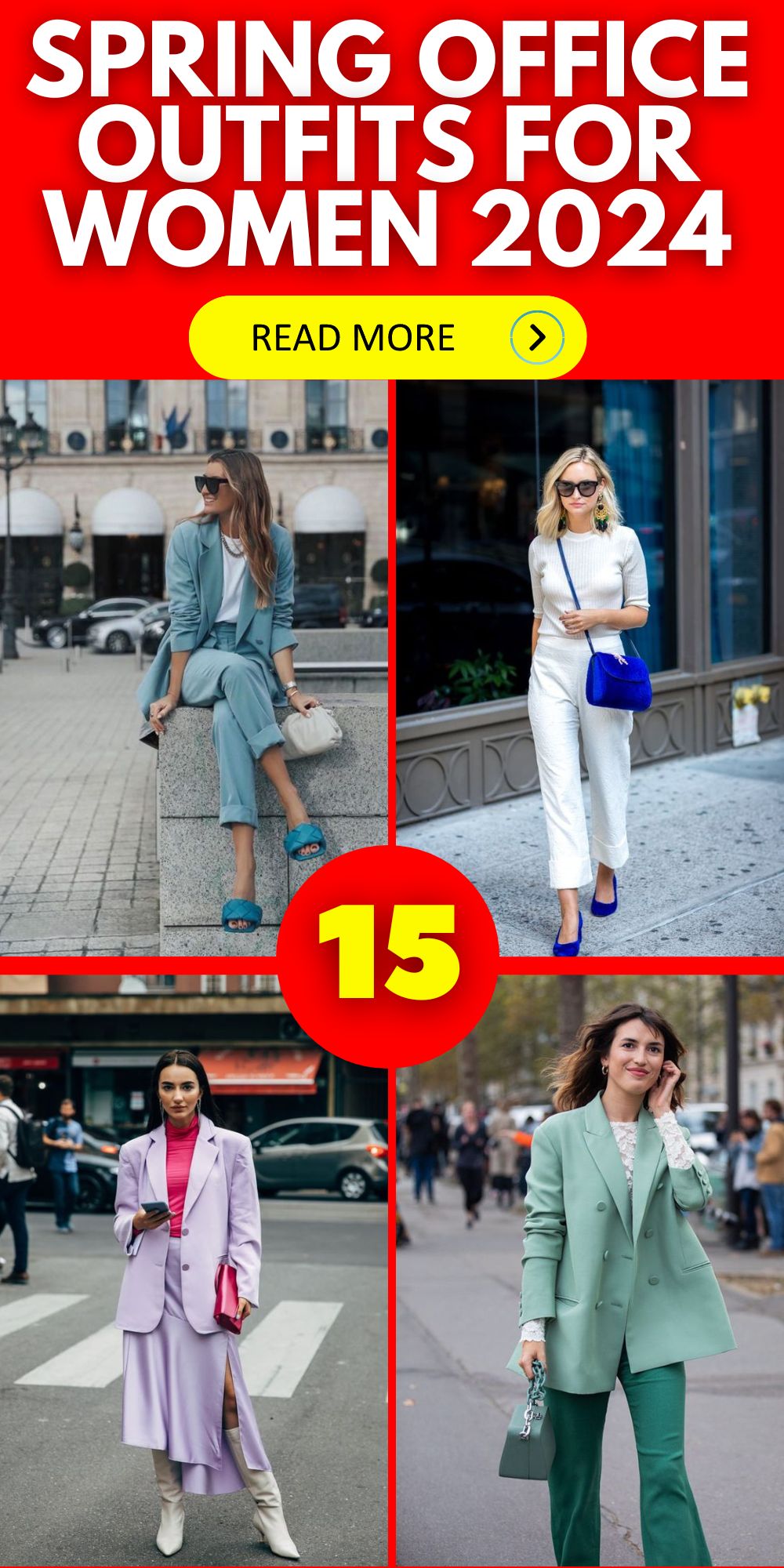 Spring Office Outfits for Women 2024: Fresh and Fashion-Forward 15 Ideas