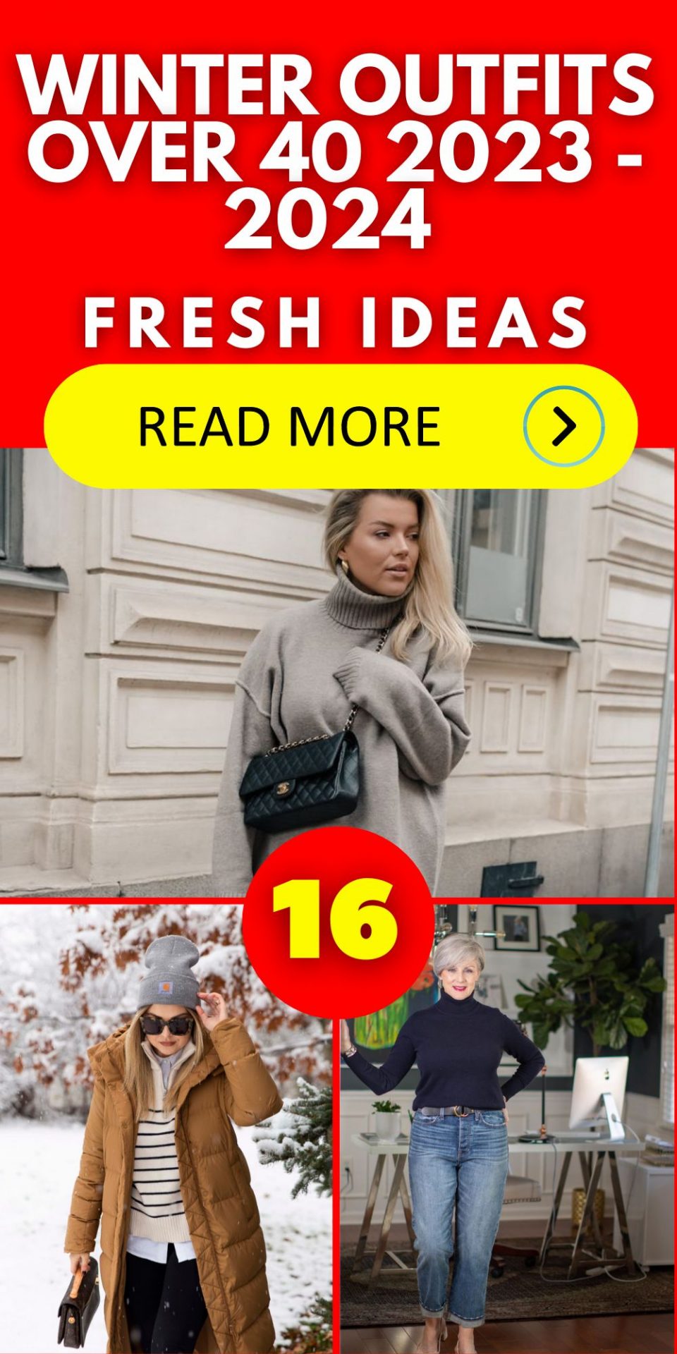 Winter Outfits Over 40: 2023 – 2024 16 Ideas