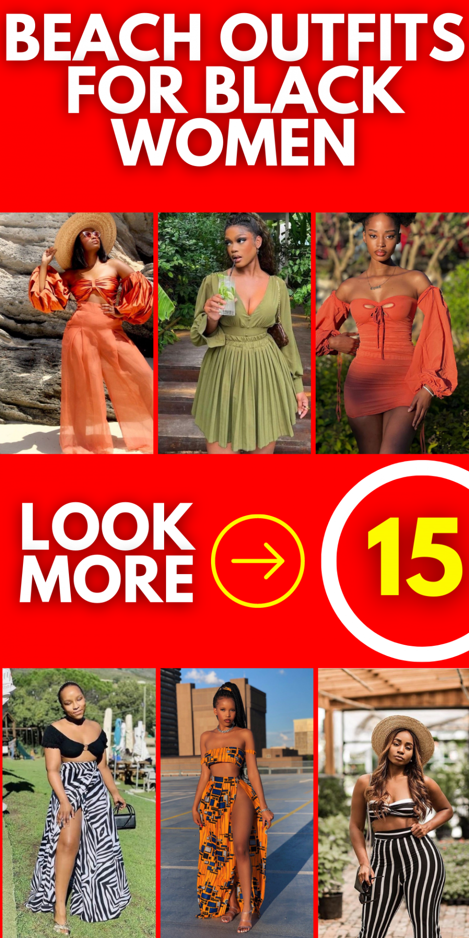 Fashionable and Comfortable: Casual Beach Outfits for Black Women â€“ Perfect for Your Next Vacation