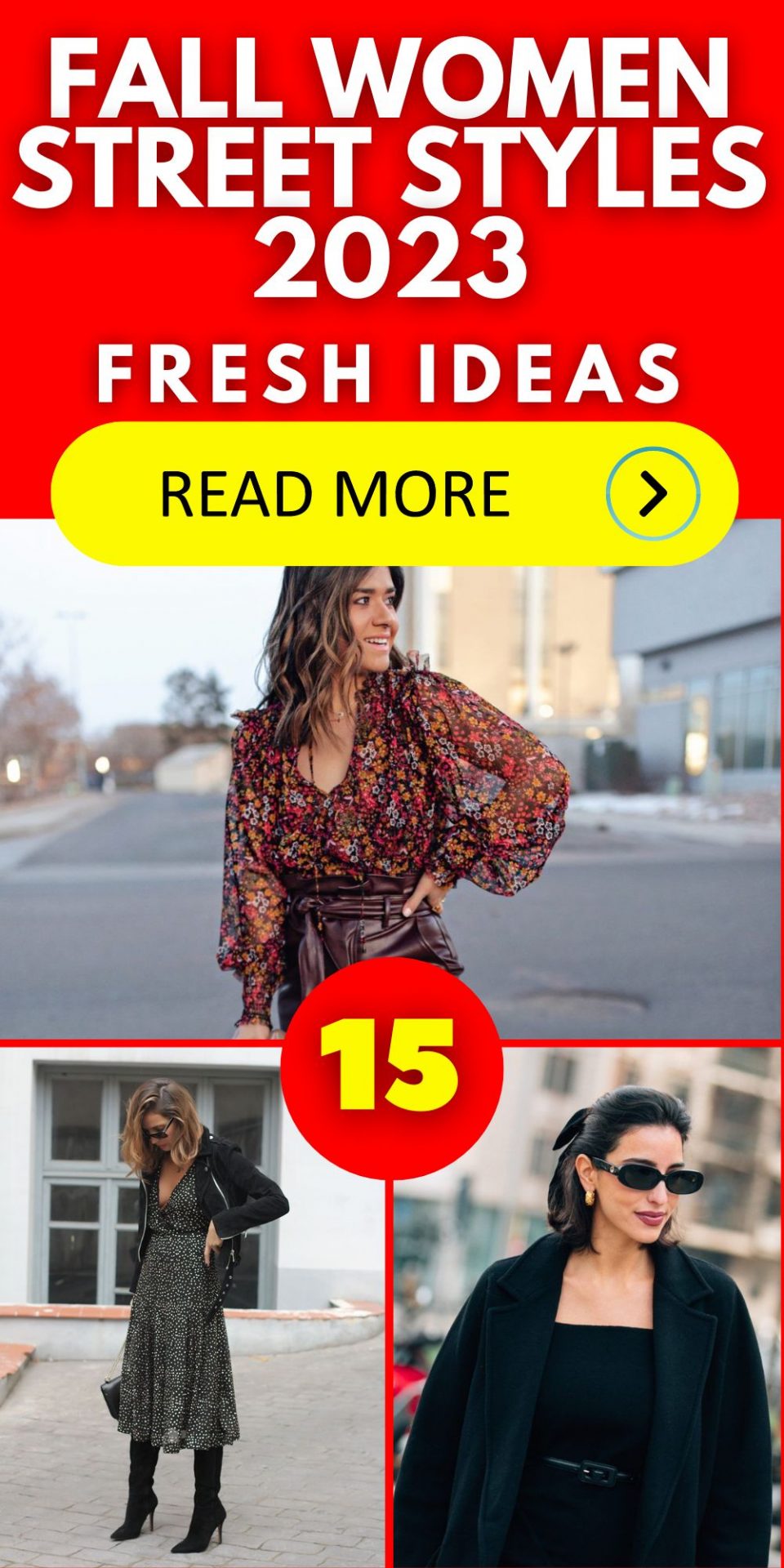 Fall Women Street Styles 2023 15 Ideas