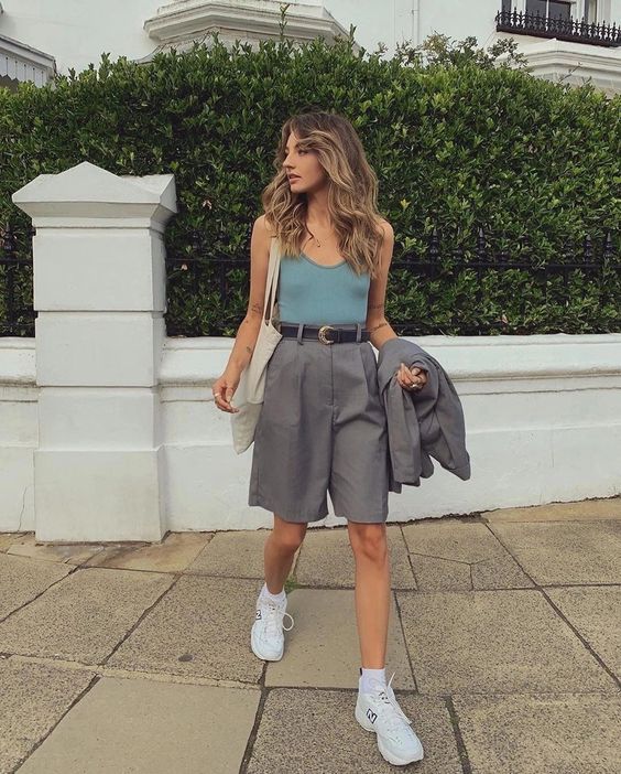 The Ultimate Guide to Styling Grey Shorts Outfits for Every Occasion 25 Ideas
