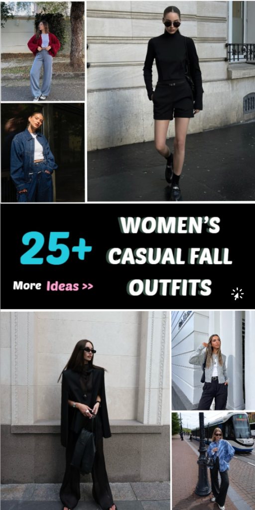 Embrace Autumn's Elegance: Casual Fall Fashion Looks for Chic Women #FallCasualFashion #WomensFallOutfits #AutumnStyle