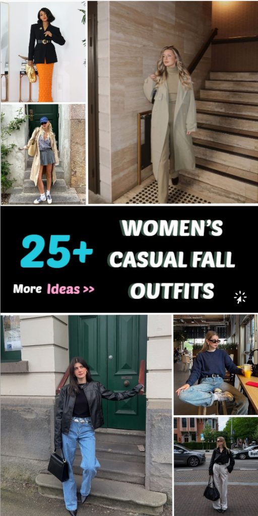 Effortless Fall Chic: Casual Outfit Inspiration for Stylish Autumn Days #FallCasualFashion #WomensFallLooks #AutumnStyle