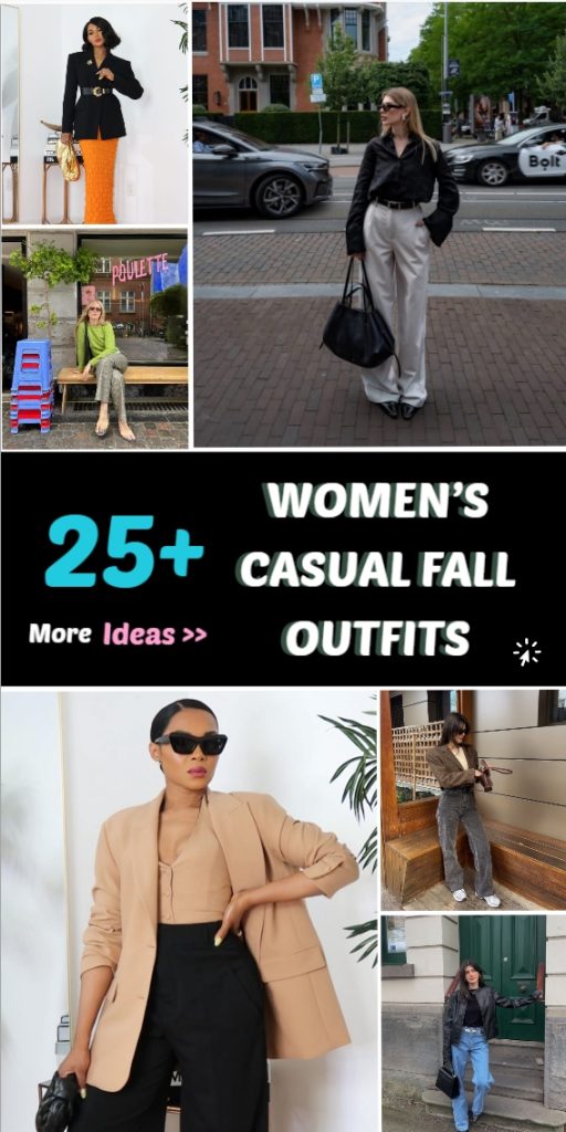 Embrace Autumn's Allure: Casual Fall Fashion Looks for Chic Women #FallCasualFashion #WomensFallOutfits #AutumnElegance