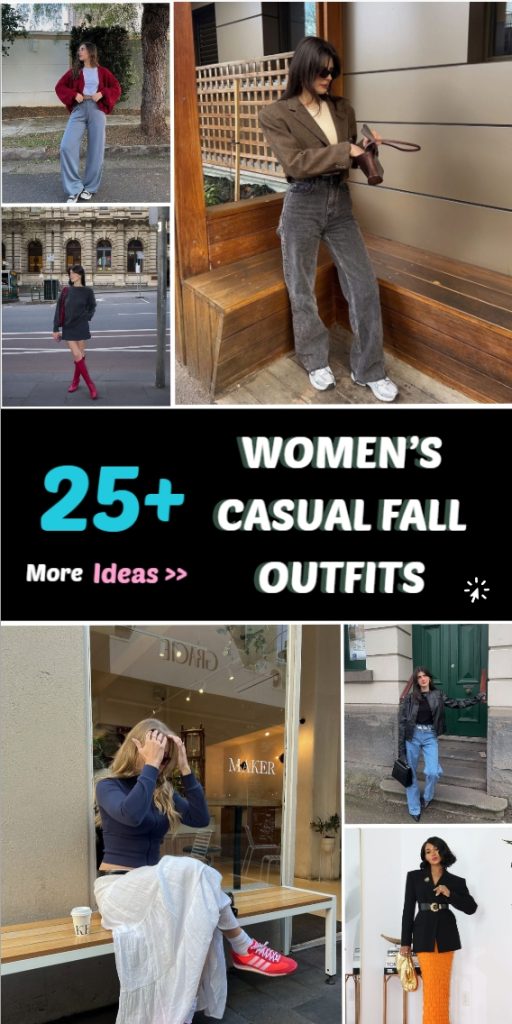 Effortless Autumn Style: Casual Fall Fashion Inspiration for Stylish Women #FallOutfitIdeas #CasualFallLook #WomensFallStyle