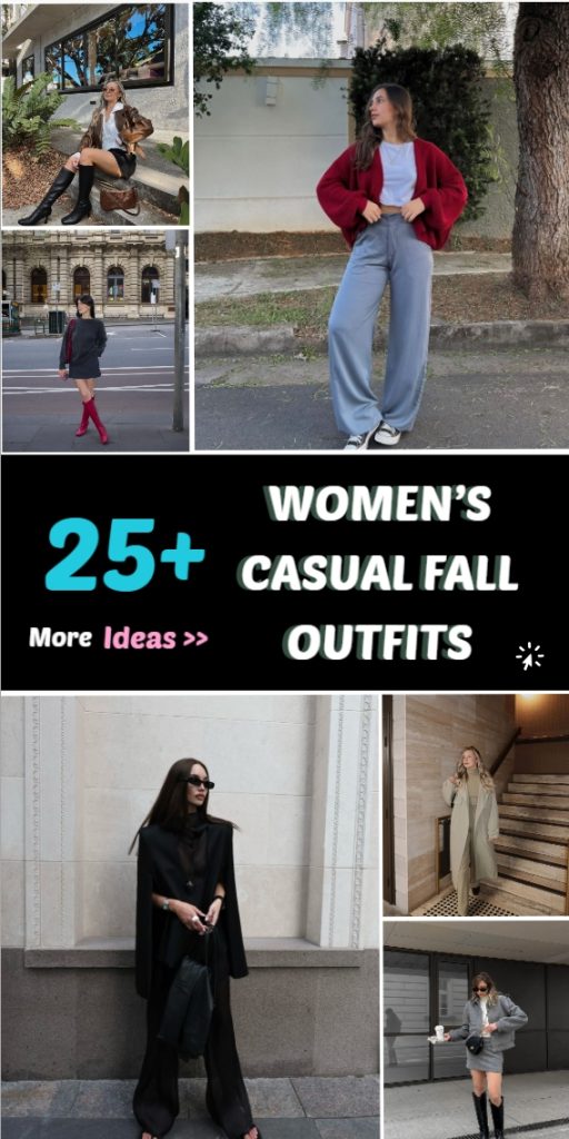 Embrace the Chill: Casual Fall Fashion Looks for Elegant Autumn Vibes #FallCasualFashion #WomensFallOutfits #AutumnEssentials