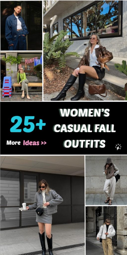 Effortless Autumn Elegance: Casual Fall Fashion Ideas for Stylish Women #FallOutfitInspo #CasualFallLook #WomensFallStyle