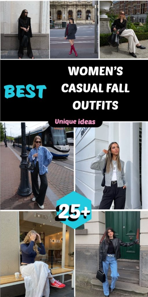Effortless Autumn Chic: Casual Fall Fashion Inspo for Stylish Women #FallOutfitIdeas #CasualFallLook #WomensFallStyle
