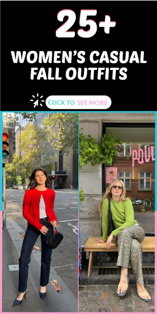 Stylish Simplicity: Casual Fall Looks for Effortless Autumn Chic #FallCasualStyle #WomensFallOutfits #AutumnElegance