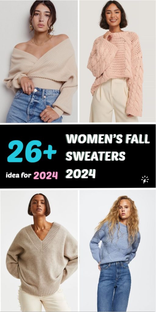 Discover the latest trends in women's fall fashion with our stunning sweater collection. Upgrade your wardrobe and stay warm in style. Click to see more designs.