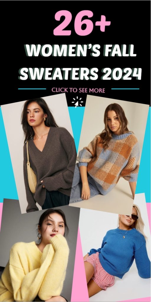 Discover the ultimate in fall fashion with our stunning women's sweater collection. Upgrade your wardrobe and stay warm in style. Click to see more designs.