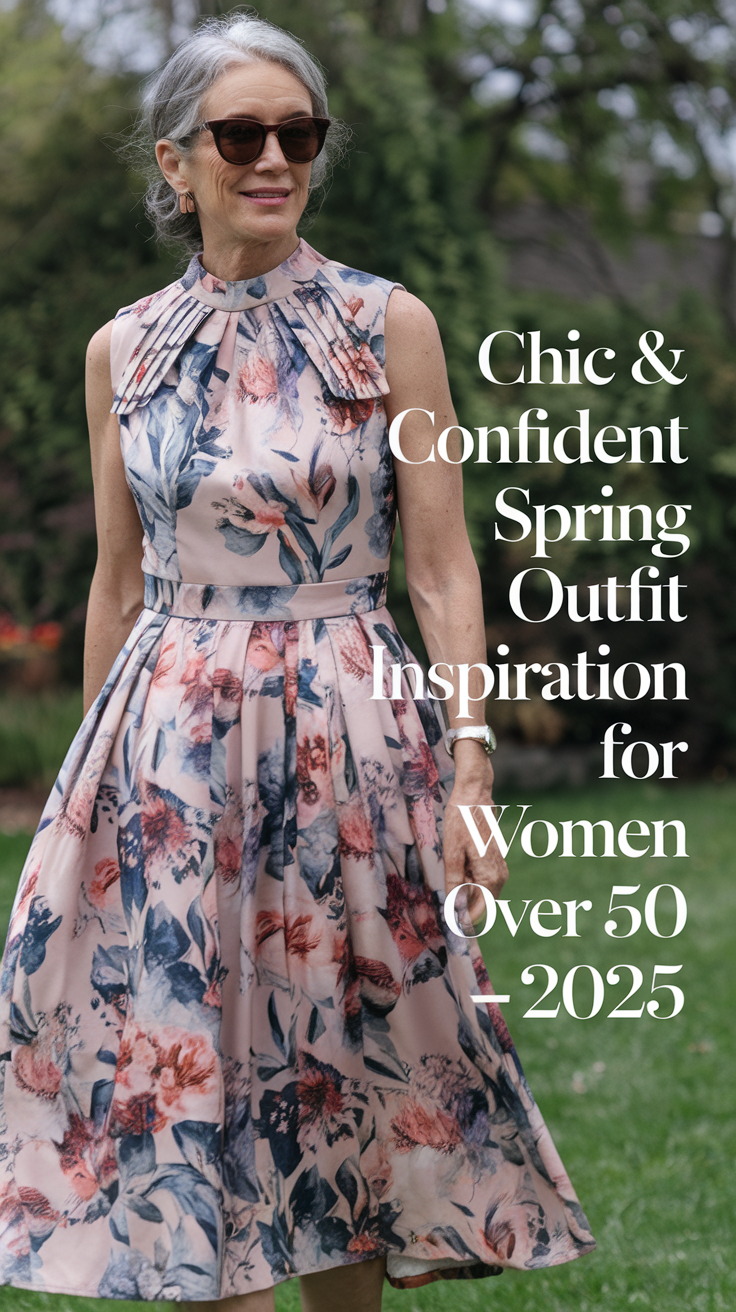 Chic & Confident Spring Outfit Inspiration for Women Over 50 – 2025: 20 Stylish Ideas