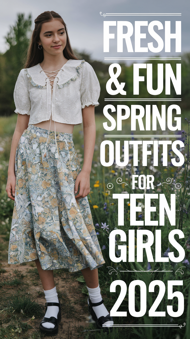 Fresh & Fun Spring Outfits for Teen Girls 2025: 20 Trendy Ideas for Every Occasion