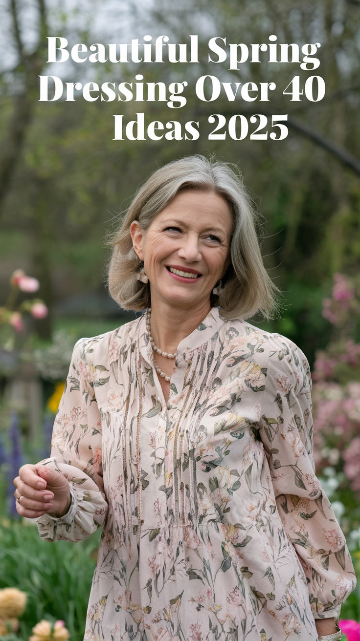 Beautiful Spring Dressing Over 40: Top 22 Stylish Ideas for 2025