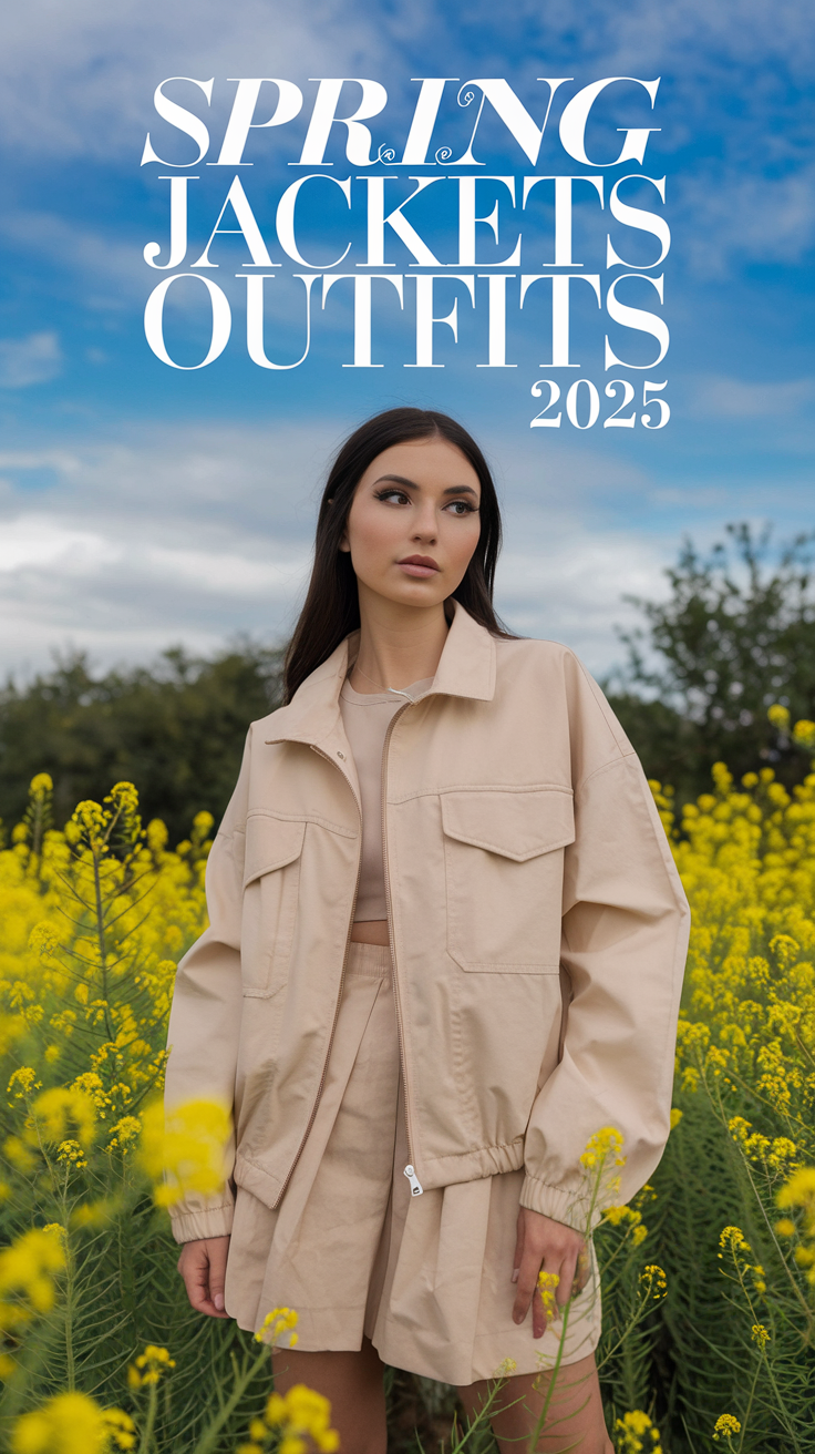 Spring Jackets Outfits 20 Ideas 2025