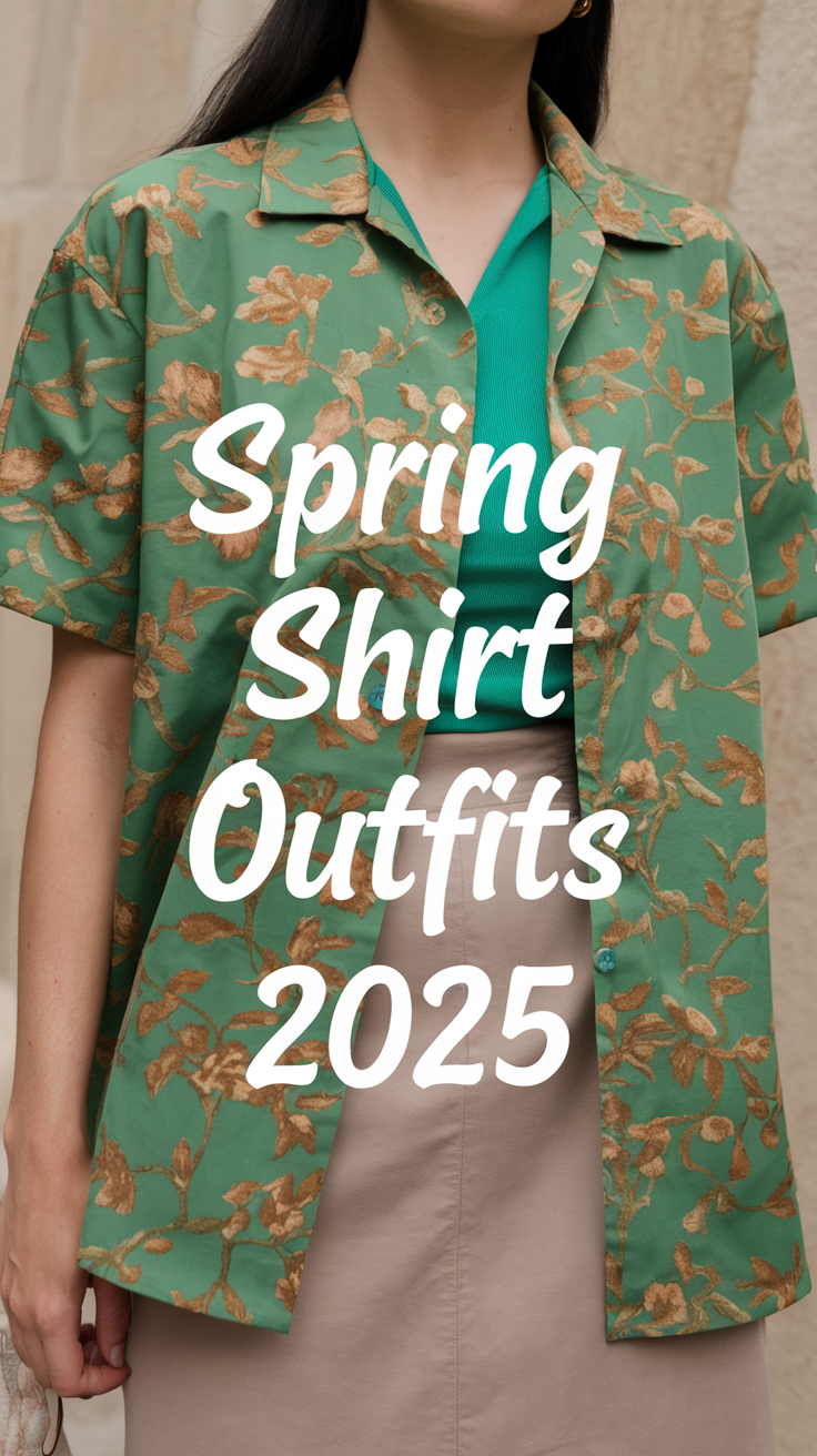 Spring Shirt Outfits 21 Ideas 2025