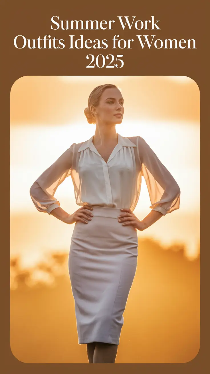 Summer Work Outfits Ideas for Women 2025: Classy & Smart Casual Looks That Work