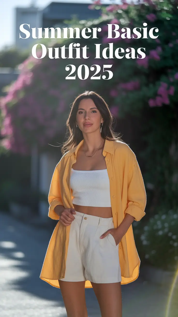 Summer Basic Outfit Ideas 2025: Casual Looks for Every Body & Mood