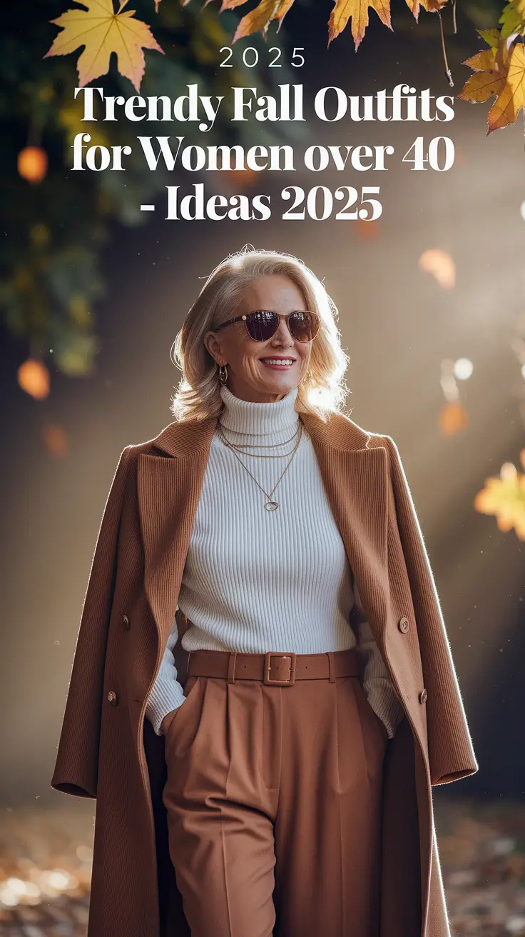 Trendy Fall Outfits for Women Over 40 â€“ Classy Ideas to Wear in 2025