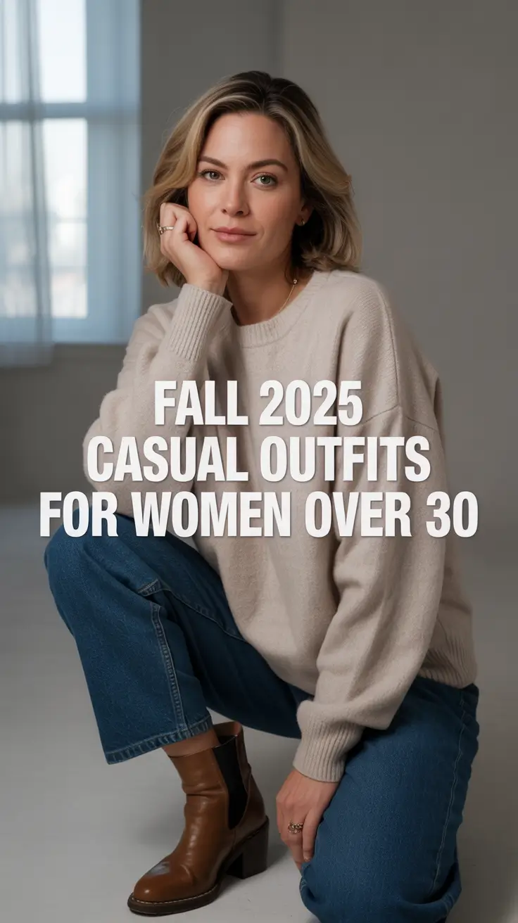 Fall 2025 Casual Outfits for Women Over 30 That Are Effortlessly Classy
