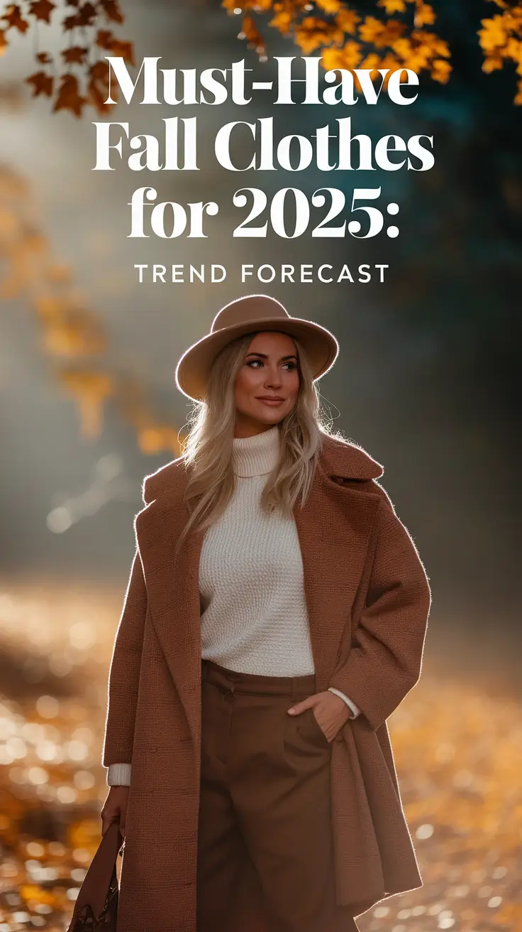 Must-Have Fall Clothes for 2025: Trend Forecast
