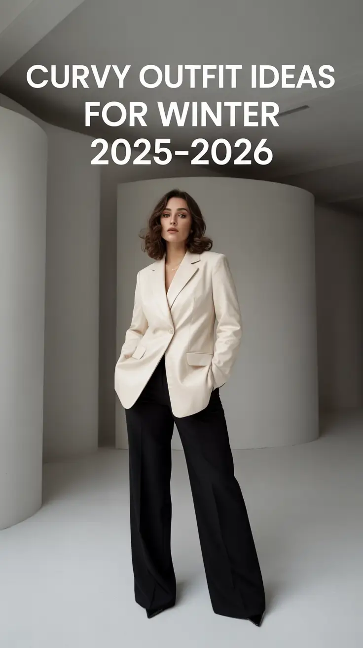 Curvy Outfit Ideas for Winter 2025â€“2026: Elegant and Casual Plus Size Inspo