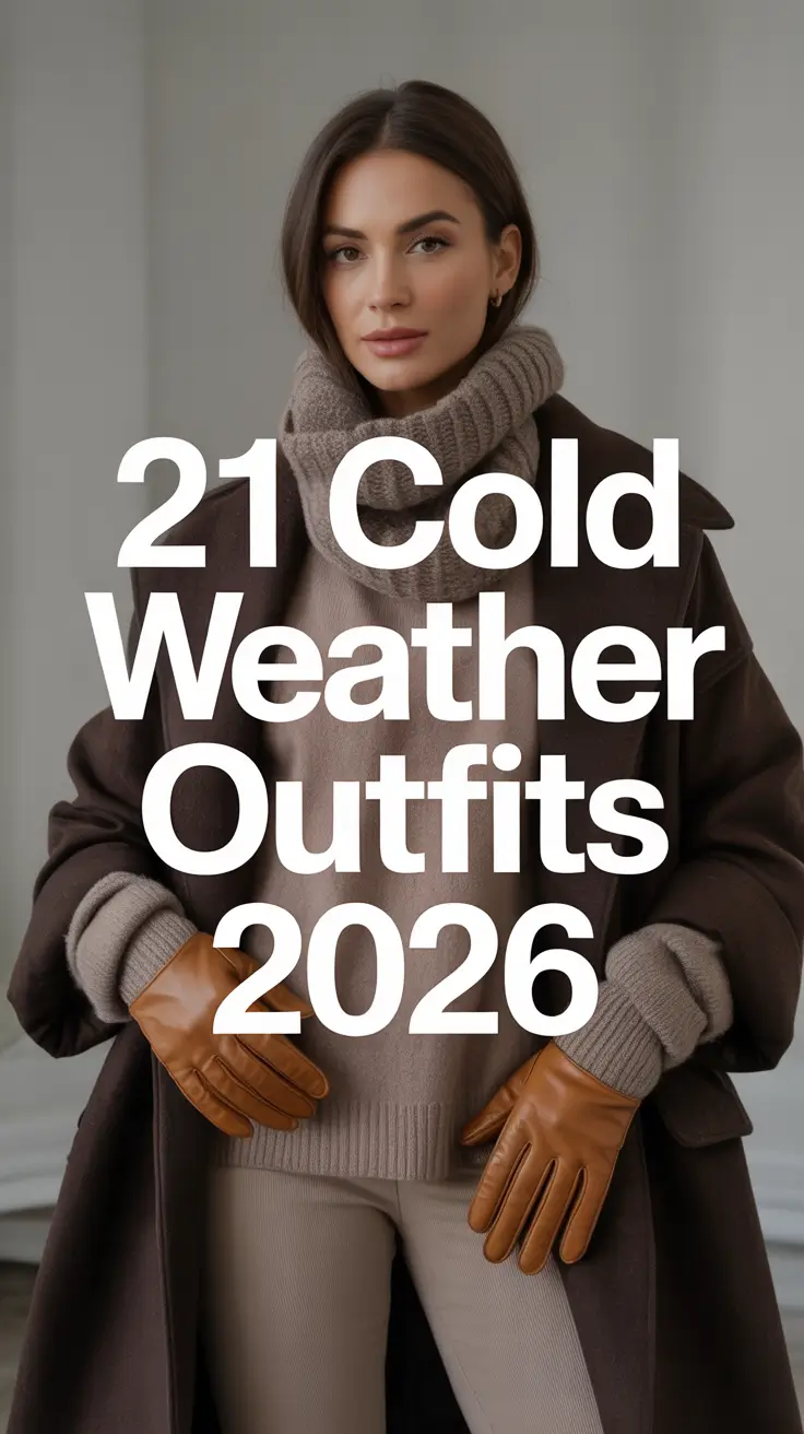 Cold Weather Outfits 2026: Chic, Cozy & Classy Winter Ideas for Women