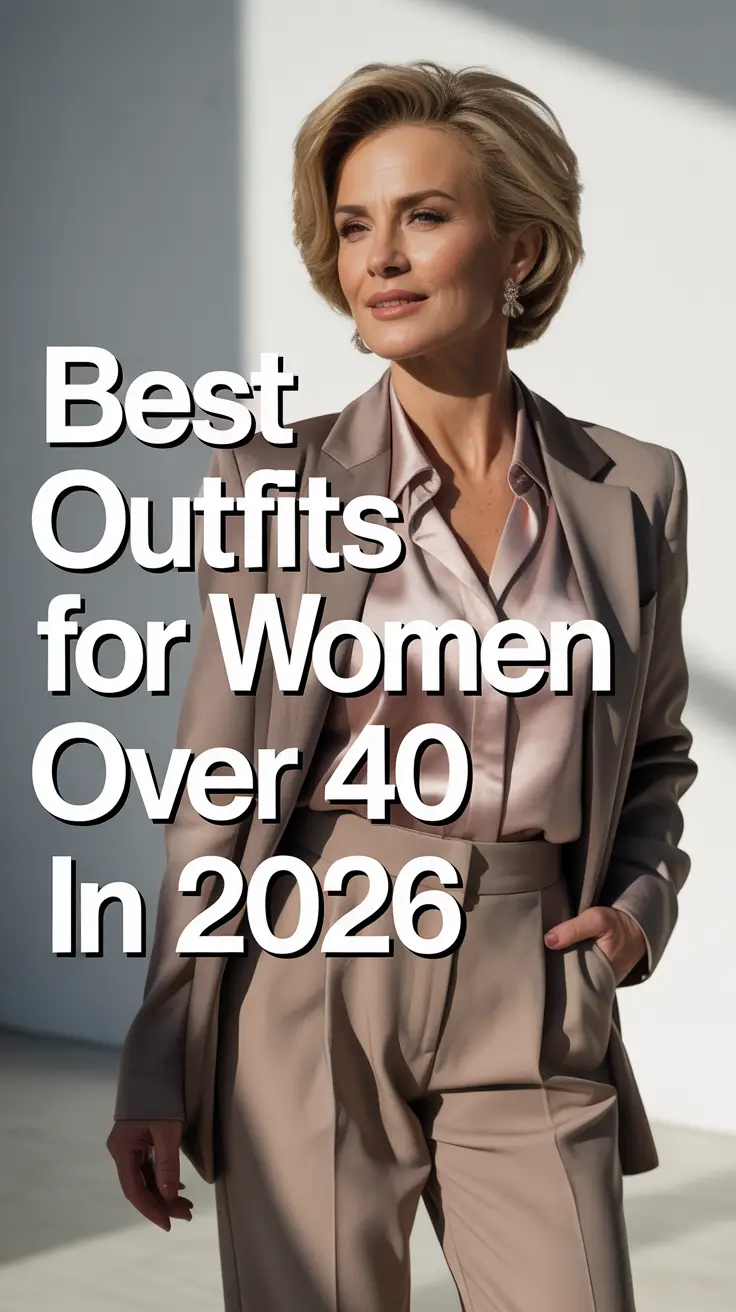 Best Outfits for Women Over 40 in 2026: Elegant, Casual Chic & Effortlessly Modern Looks
