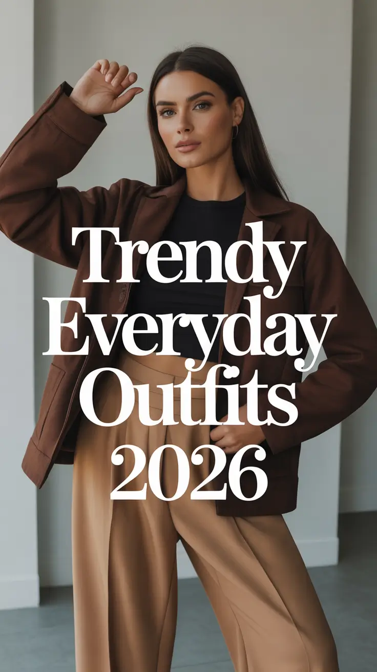 Trendy Everyday Outfits 2026: Chic, Classy & Casual Outfit Ideas for Modern Women