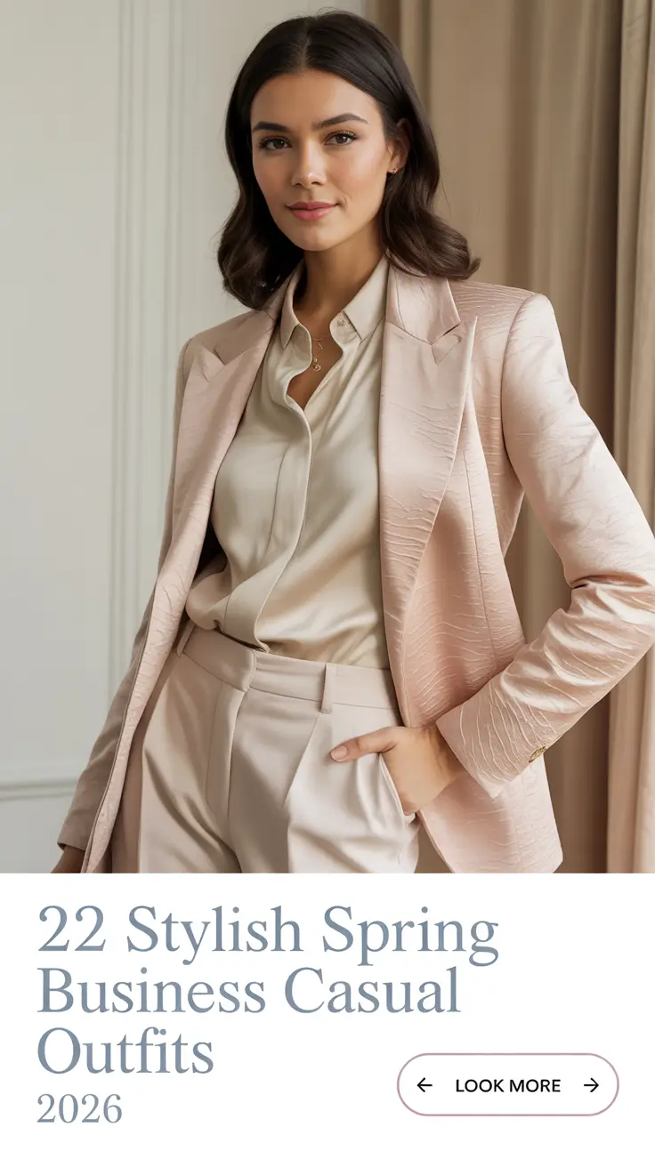 Stylish Spring Business Casual Outfits 2026: Fresh Ideas for Women Work Wear