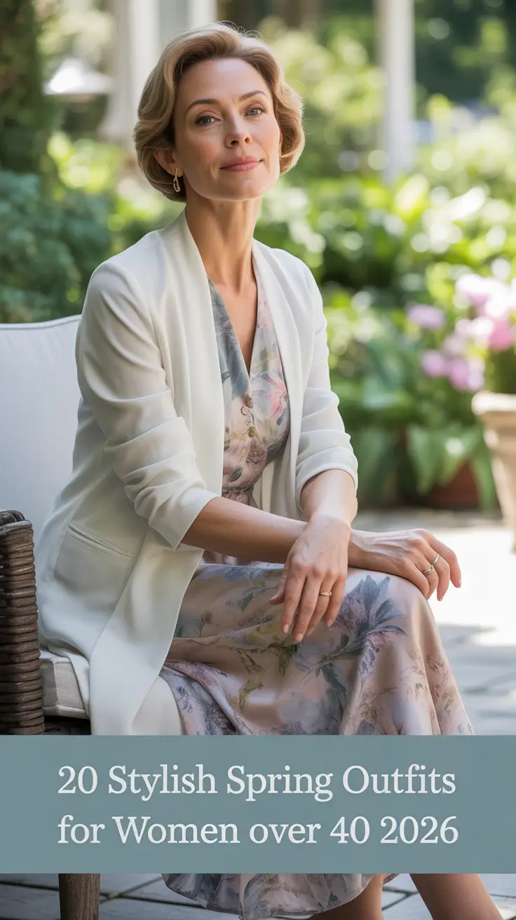 Stylish Spring Outfits for Women Over 40 2026: Chic & Trendy Seasonal Looks