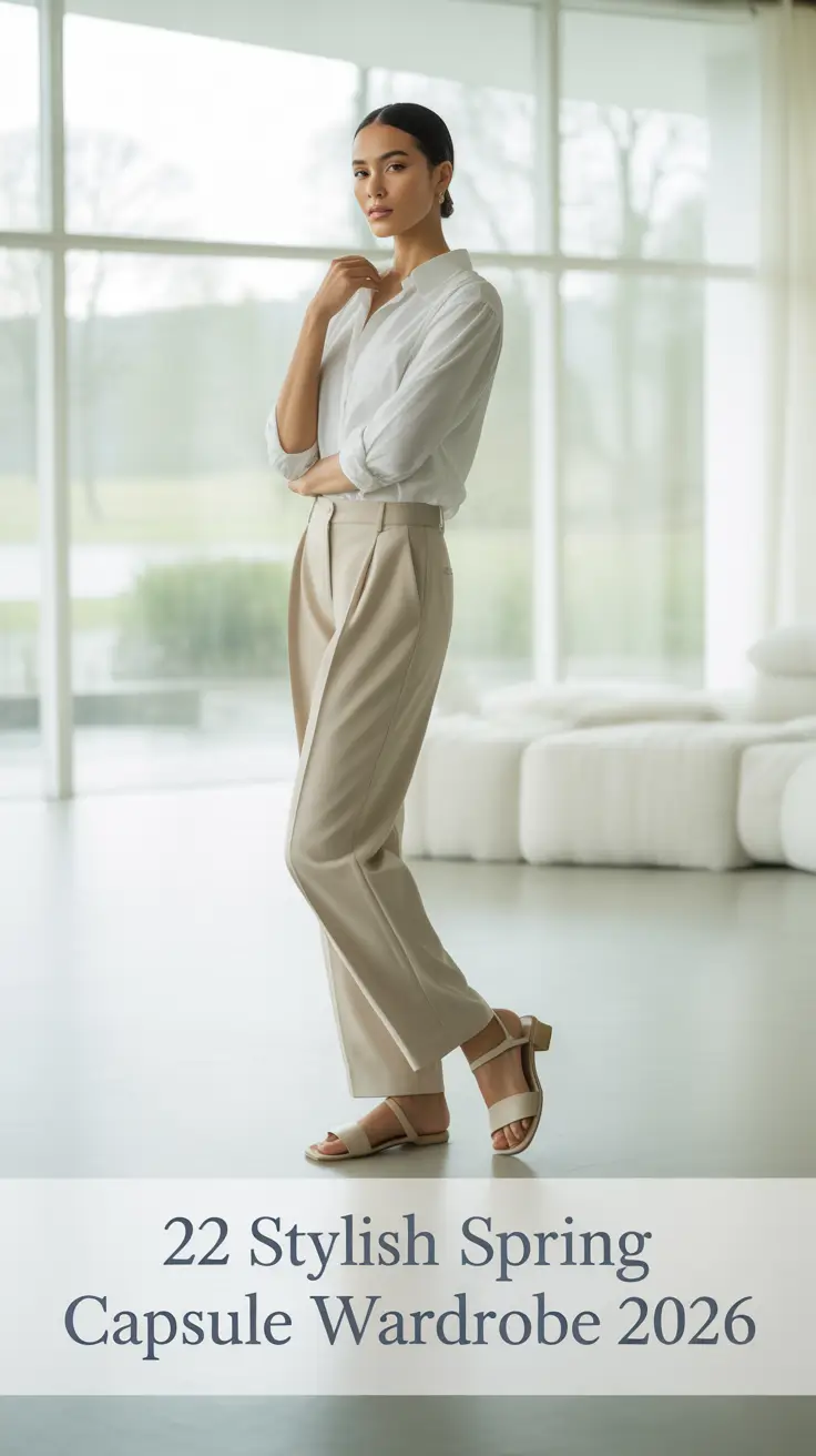 Stylish Spring Capsule Wardrobe 2026: Light & Bright Outfits for a Modern European Spring