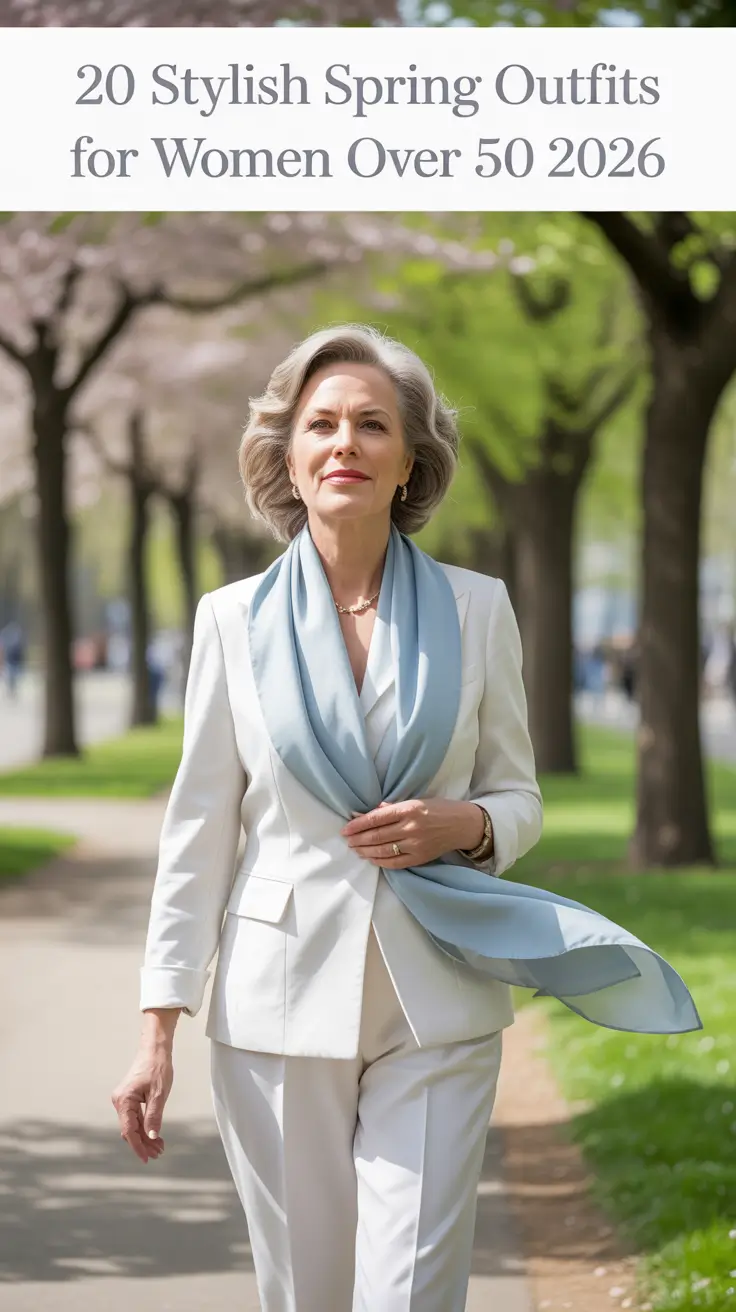 Stylish Spring Outfits for Women Over 50 2026: Fresh, Classy Looks for the New Season