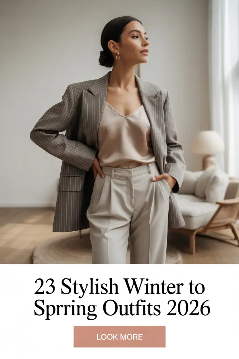 Stylish Winter to Spring Outfits 2026: Fresh Transitional Looks for Every Woman