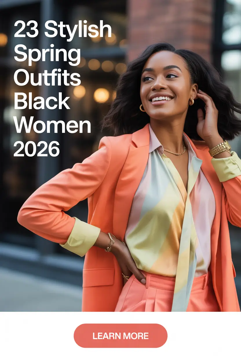 Stylish Spring Outfits Black Women 2026: Fresh, Chic & Effortless Looks for the New Season