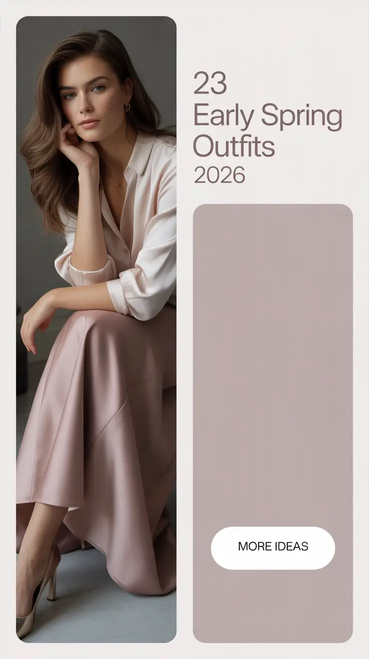 Early Spring Outfits 2026: Fresh Casual & Work Ideas for Chilly Weather