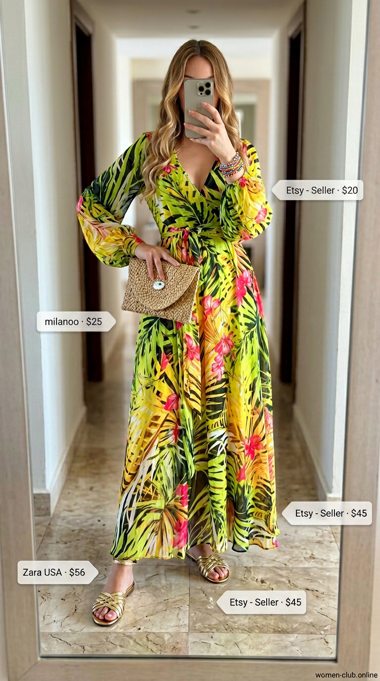 25 Chic Summer Maxi Wrap Dress Outfits 2026 You’ll Want to Wear All Season