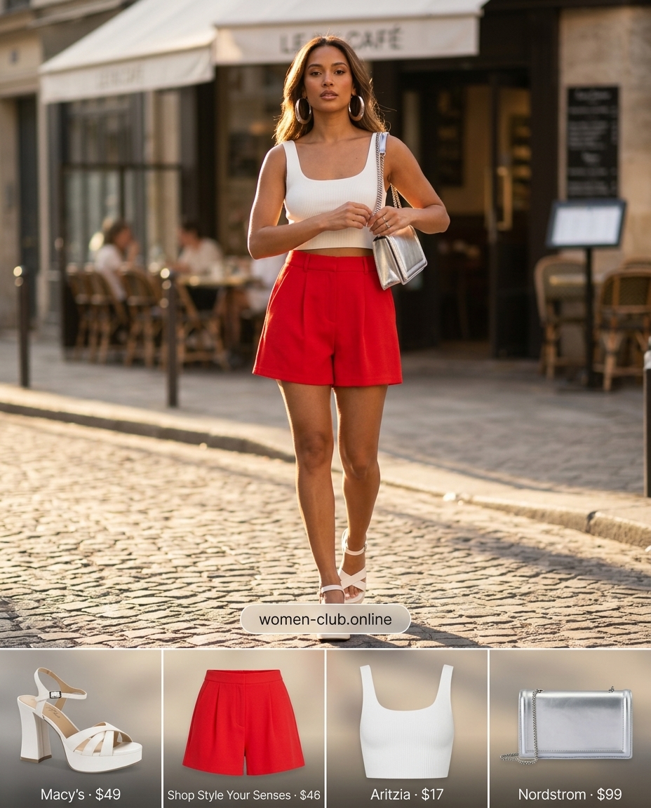 24 Amazing What to Wear with Pleated Shorts Summer 2026 Outfits You’ll Love